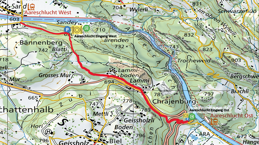 Regionales-Ostschweiz Ausflugtipp: Aareschlucht